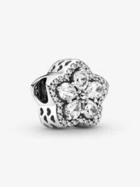 Pandora Sparkling Snowflake Pav?? Charm